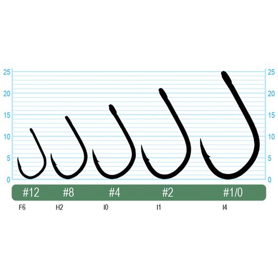 Крючок OWNER Carp Iseama X w/eye BC №3 8шт, Размер: №3, Количество: 8, фото , изображение 2