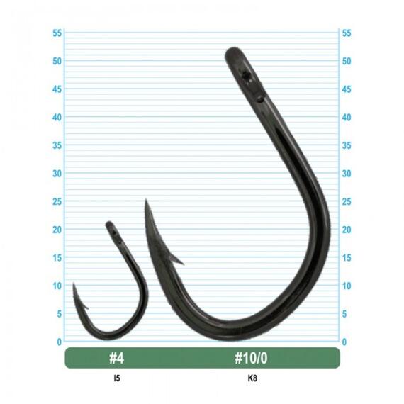 Крючок OWNER Cut Gorilla BC №2/0 5шт, Размер: №2/0, Количество: 5, фото , изображение 2
