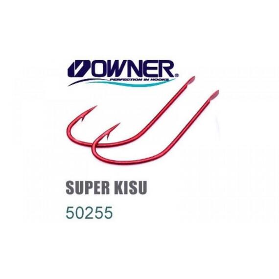 Крючок OWNER Super Kisu red №9 14шт, Цвет: Red, Размер: №9, Количество: 14, фото 