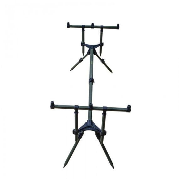 Род-под CARP PRO на 3 удилища 4 телескопические ноги, фото , изображение 2