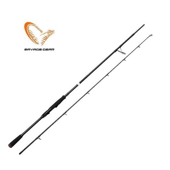 Удилище спиннинговое SAVAGE GEAR SG2 Power Game 8'/2,43M MF 70-150G/3XH 2sec, фото 