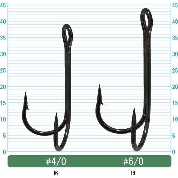 Крючок OWNER двойной SD-37 BC №4/0 5шт, Размер: №4/0, Количество: 5, фото , изображение 2