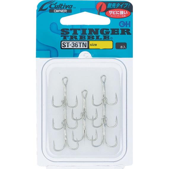 Крючок OWNER тройной ST-36TN №18 8шт, Размер: №18, Количество: 8, фото 