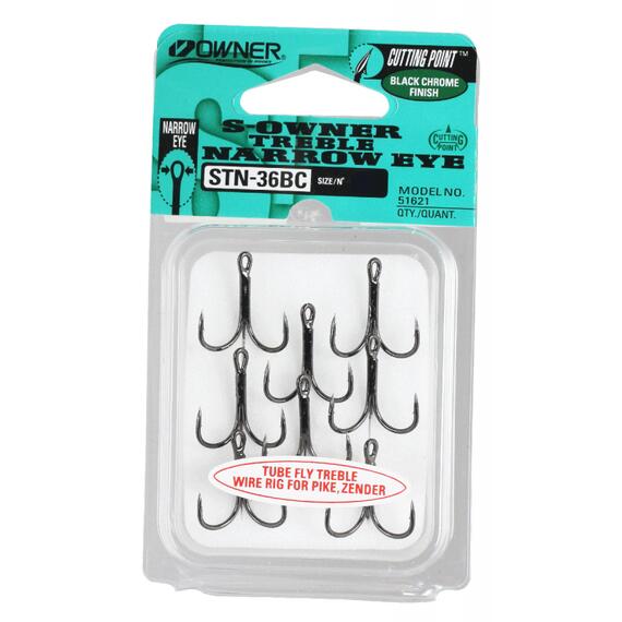 Крючок OWNER тройной STN-36BC №2 6шт, Размер: №2, Количество: 6, фото 
