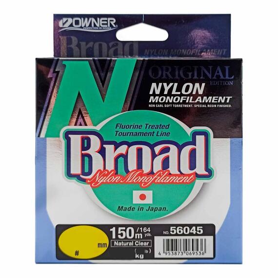 Леска OWNER Broad 150м 0,26мм 6,2кг, Цвет: прозрачный, Размер: 0.26 мм, фото 
