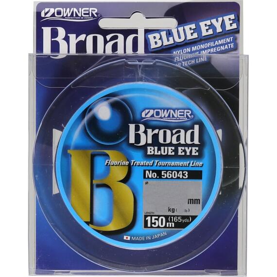 Леска OWNER Broad Blue Eye 150м 0,60мм 22кг, Цвет: LIGHT BLUE, Размер: 0.60 мм, фото 