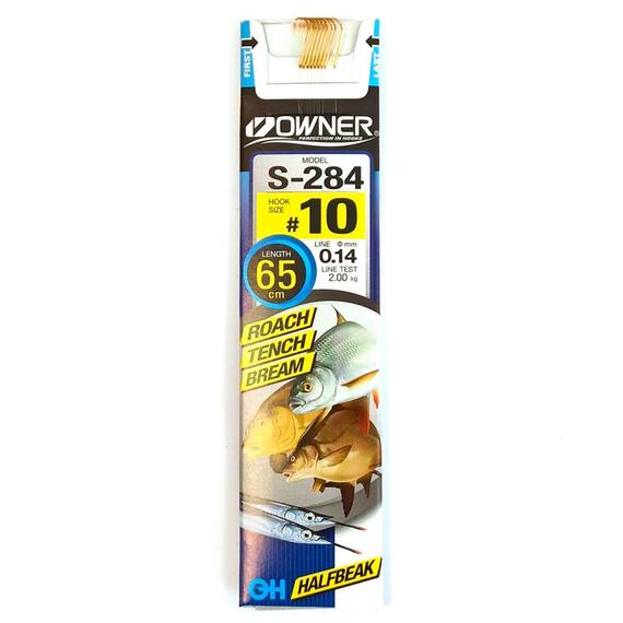 Поводок готовый OWNER S-284 №14 10шт, Номер: №14, фото 