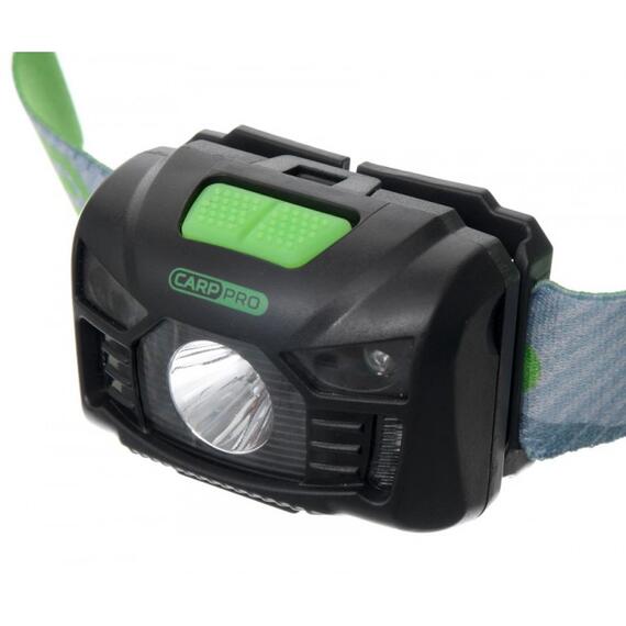 Фонарь налобный CARP PRO сенсорный Diamond 3W LED с аккумулятором, фото , изображение 3