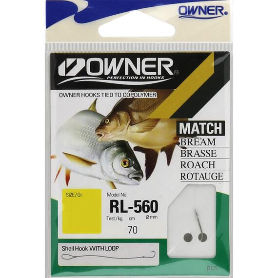 Поводок готовый OWNER RL-560 №16 10шт, Номер: №16, фото 