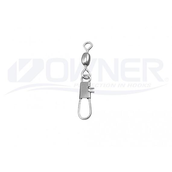 Застежка с вертлюгом OWNER Inter Snap Crane №16 10шт, Номер: №16, фото , изображение 3