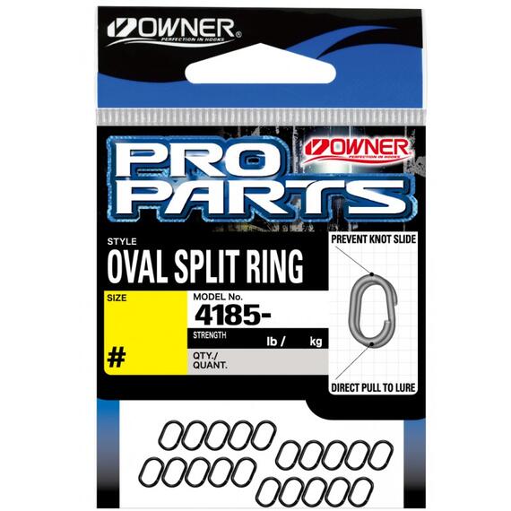 Кольцо заводное OWNER Oval Split Ring №2 20шт, Номер: №2, фото 