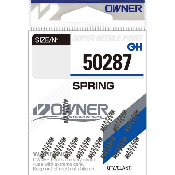 Спираль для крючка OWNER Spring nickel LL 12шт, Номер: №LL, фото 