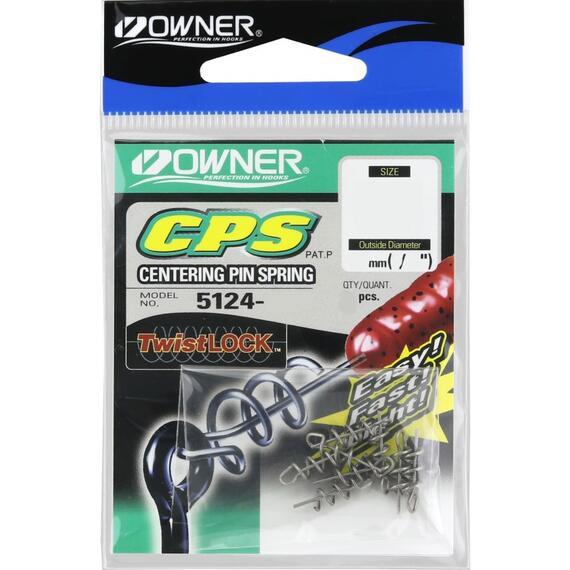 Спираль для приманок OWNER Centering Pin Spring nickel №SS 9шт, Номер: №SS, фото 