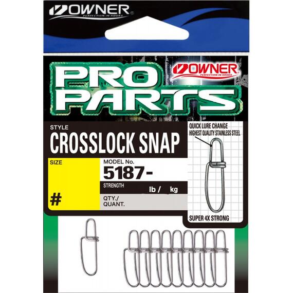 Застежка OWNER Cross Lock Snap №00 10шт, фото 