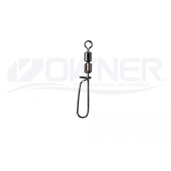 Застежка OWNER с вертлюгом Sinker Hook W Crane №10 6шт, Номер: №10, фото , изображение 3