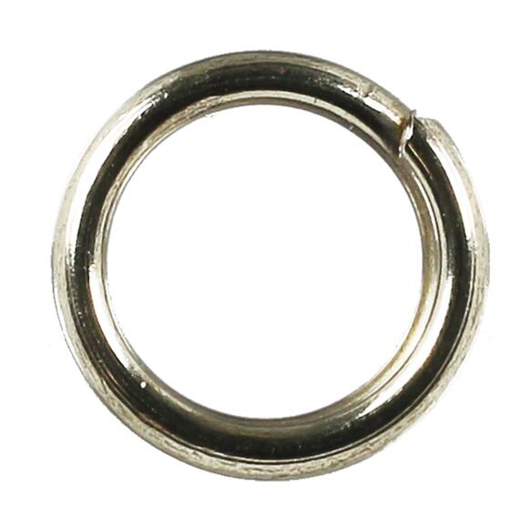 Кольцо заводное OWNER Split Ring Regular nickel №2 20шт, Номер: №2, фото , изображение 3