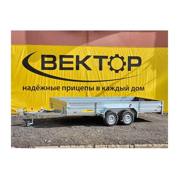 Прицеп лодочный одноосный ЛАВ 81013A 5.0 (высокий борт) Вектор, фото 