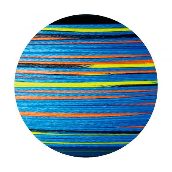 Шнур OWNER Kizuna X8 Broad PE multi color 10м 150м 0,1мм 4,1кг, Диаметр лески: 0,1 мм, Размотка: 150 м, фото , изображение 3