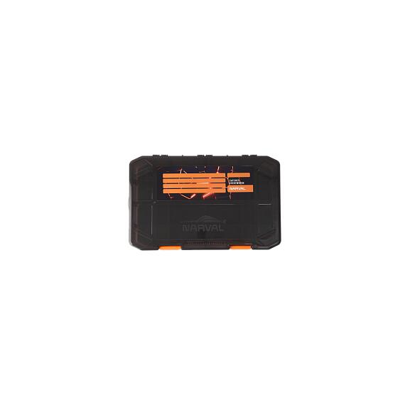 Коробка для снастей Narval Fishing Multi Case 35x23x8cm #Black & Orange, фото , изображение 2