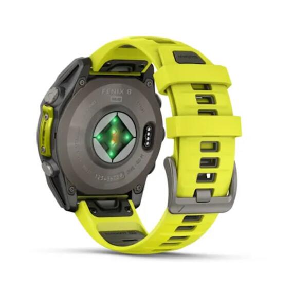 Часы Garmin Fenix 8 - 47 мм Solar Sapphire титан, силиконовый ремешок, фото , изображение 12