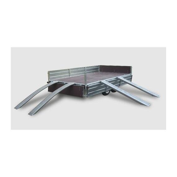 Прицеп лодочный одноосный ЛАВ 81013C (высокий борт) Вектор, фото , изображение 3