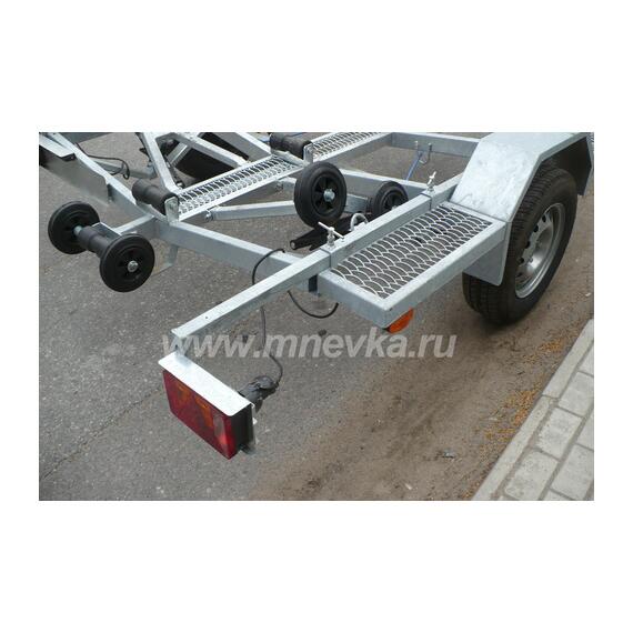 Прицеп лодочный одноосный ЛАВ 81016 (ложементы) Вектор, фото , изображение 4