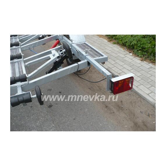 Прицеп лодочный одноосный ЛАВ 81016 (ложементы) Вектор, фото , изображение 3