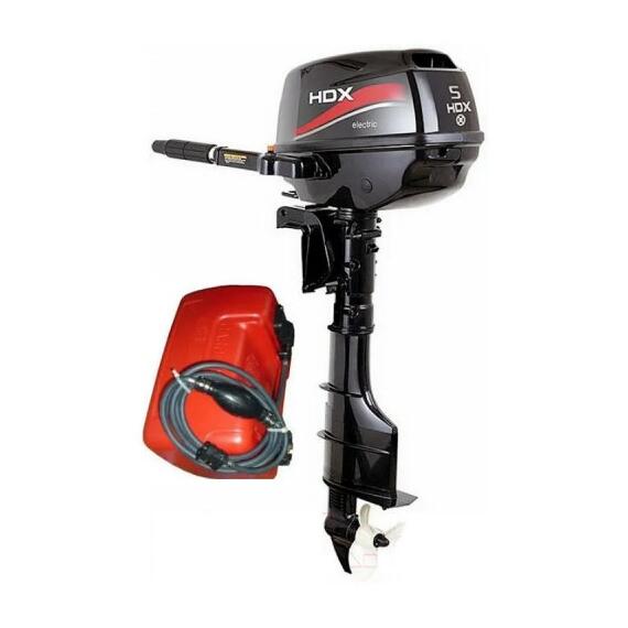 Лодочный мотор HDX F 5 BMS с выносным баком (12 литров), фото 