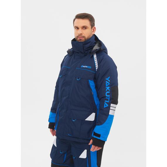 Костюм HUNTSMAN Yakutia -45°C цвет Тёмно-синий Membrane10000/10000, фото , изображение 3