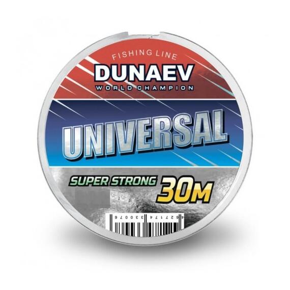 Леска Dunaev Universal 0.20мм 30м, Диаметр лески: 0,20 мм, Размотка: 30 м, Разрывная нагрузка: 2,9 кг, фото 