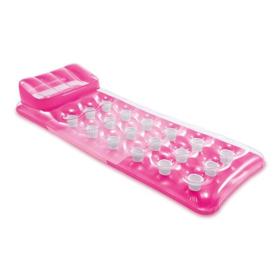 58890 Надувной матрас Intex для плавания розовый 188х71см, до 100кг, от 14 лет, фото , изображение 4