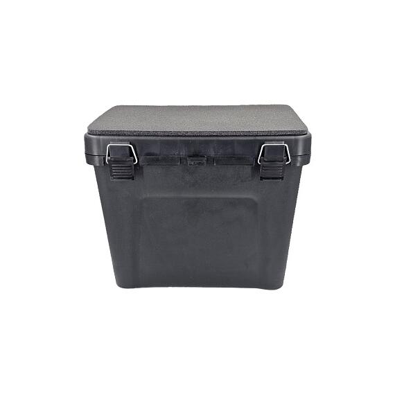 Ящик зимний ТРИ КИТА черный малый (4 отделения для приманок ) (310*360*240), фото , изображение 2