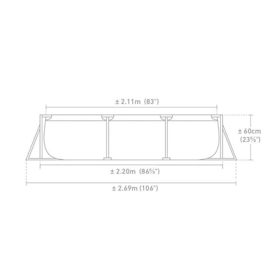 28266 Каркасный бассейн Intex 220 х 150 х 60 см, фото , изображение 4