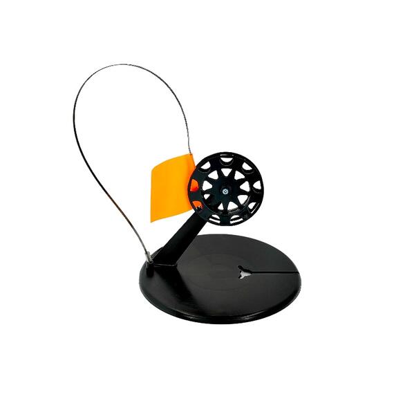 Жерлица ТРИ КИТА с угл. стойкой с кат. d.85 цв.черный, фото 