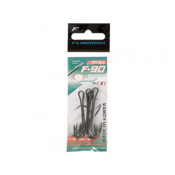 Двойник FLAGMAN F-90 Double Hook #4, Номер: 4, фото , изображение 2