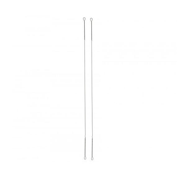 Поводок-скрутка FLAGMAN Wire Leader Titan 8кг 25см 0,30мм 2шт, фото , изображение 2