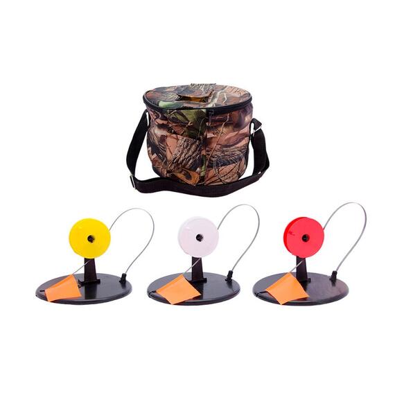 Жерлица ТРИ КИТА в сумке с прямой стойкой с кат. цв.ассорти (уп.10шт), фото 