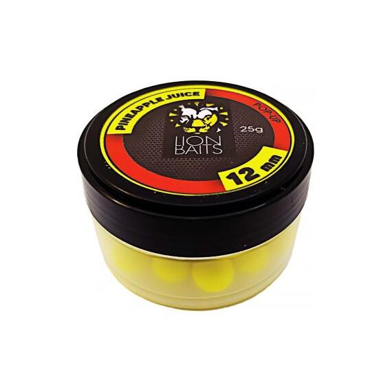 Lion Baits Бойл (pop-up) Pineapple Juice 12 мм - 25 г, Вкус для группировки: PINEAPPLE JUICE, фото 