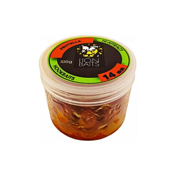 Lion Baits Бойл в банке (HI-ATTRACT) 14 мм FRUTELLA - 100 гр, Вкус для группировки: FRUTELLA, фото 