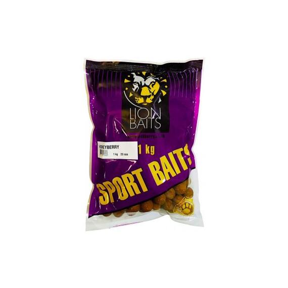 Lion Baits Бойлы тонущие серии SPORT BAITS 20 мм HONEYBERRY - 1 кг, Вкус для группировки: HONEYBERRY, фото 