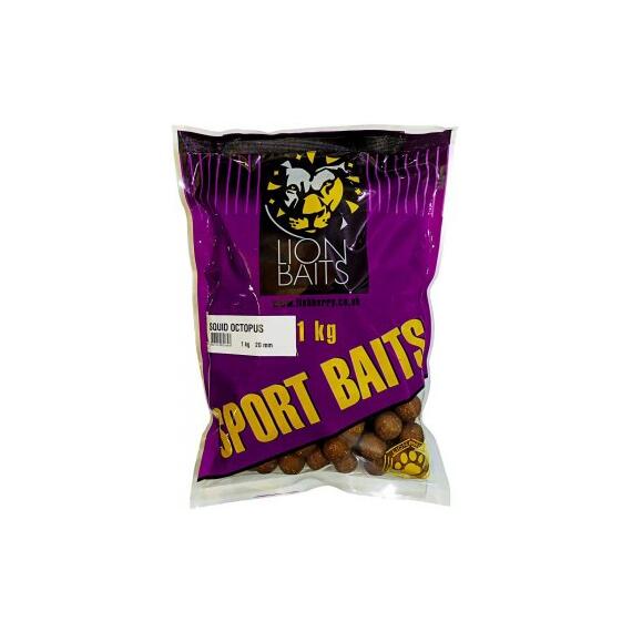 Lion Baits Бойлы тонущие серии SPORT BAITS 20 мм Sguid & Octopus - 1 кг, Вкус для группировки: Sguid & Octopus, фото 