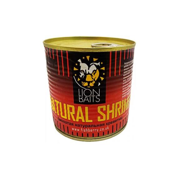 Lion Baits Аттрактант молотая натуральная креветка (Natural shrimp) - 430 мл (натуральная основа), фото 