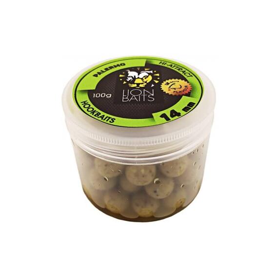 Lion Baits Бойл в банке (HI-ATTRACT) 14 мм PALERMO - 100 гр, Вкус для группировки: PALERMO, фото 