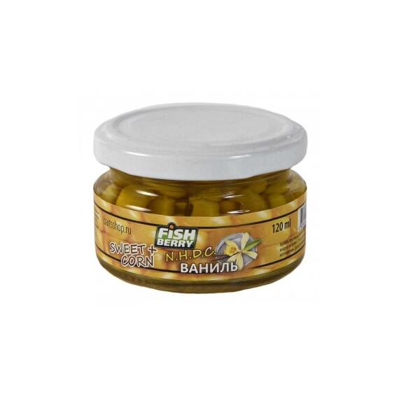 FishBerry Кукуруза насадочная Ваниль - 120 мл, Вкус для группировки: Ваниль, фото 