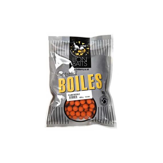 Lion Baits Бойлы тонущие серии ORIGINAL 14 мм слива королевская - 400 гр, Вкус для группировки: слива королевская, фото 