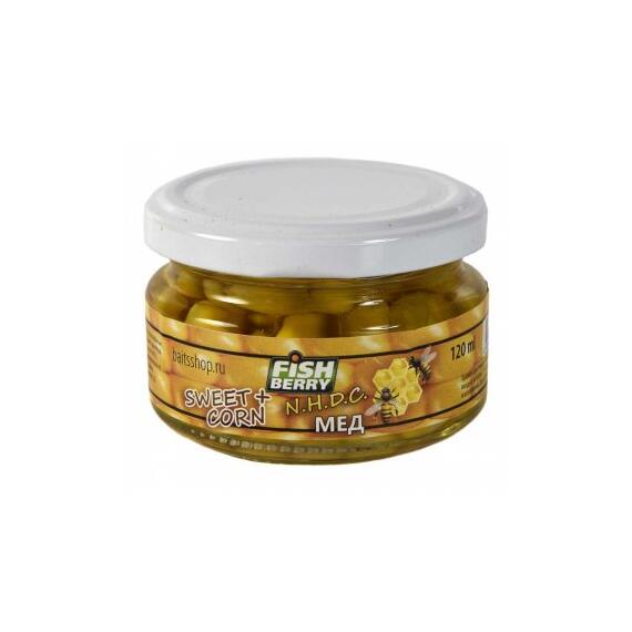 FishBerry Кукуруза насадочная Мёд - 120 мл, Вкус для группировки: Мёд, фото 
