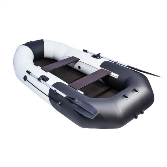 Лодка Таймень N 270 НД "Комби" Светло-серый/черный