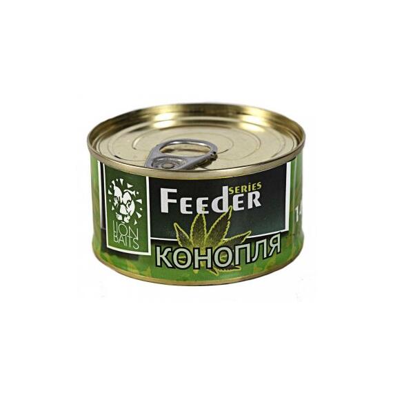 Lion Baits Зерновая смесь feeder Конопля - 140 мл, Вкус: Конопля, фото 