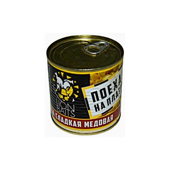 Lion Baits Кукуруза сладкая медовая Поехали на платник - 430 мл, Вкус для группировки: медовая, фото 
