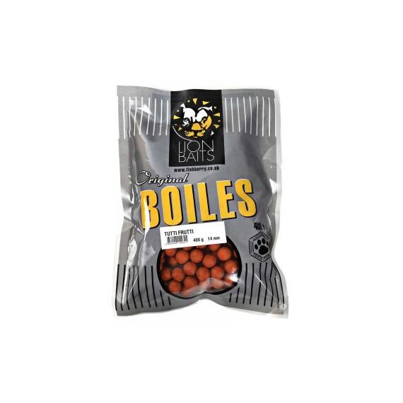 Lion Baits Бойлы тонущие серии ORIGINAL 14 мм тутти-фрутти - 400 гр, Вкус для группировки: тутти-фрутти, фото 